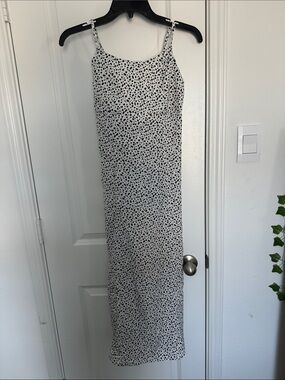 SHEIN Black and White Maxi Dress